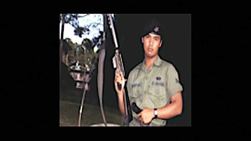 There is confusion about where Airman Ed Cabansag was