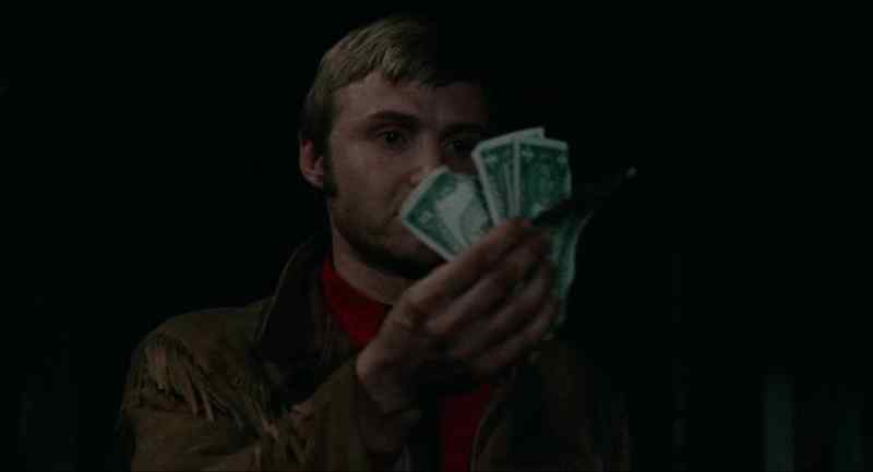 There you go, boy. There's money for you