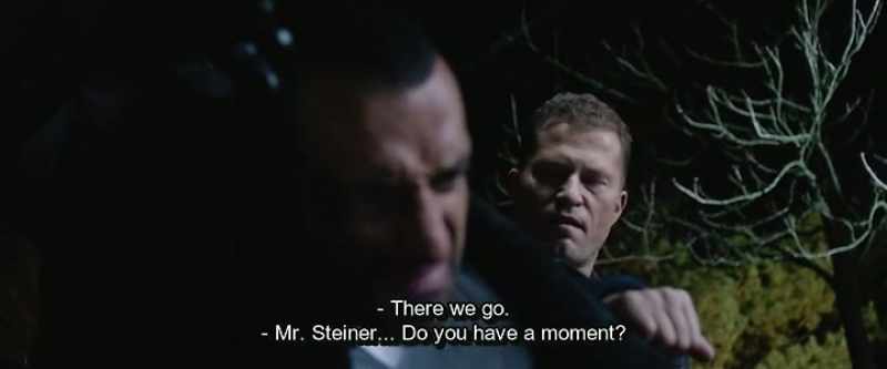 There we go. - Mr. Steiner... Do you have a moment?