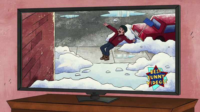 There he goes. (laughing)