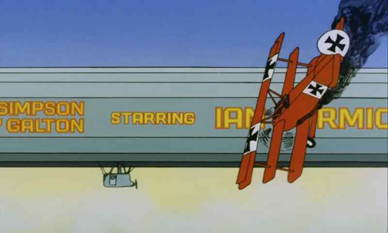 There goes one plane
