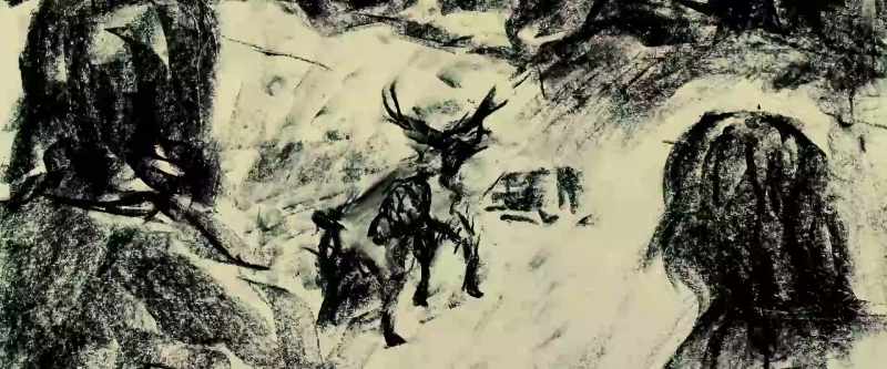 There were huge trees, all the wildlife you could hunt