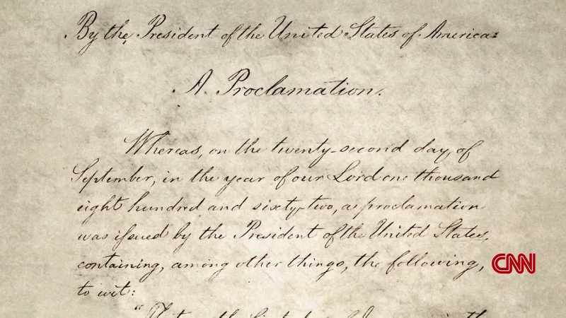 >> THERE IS A VIEW THAT THE PROCLAMATION WAS MERELY