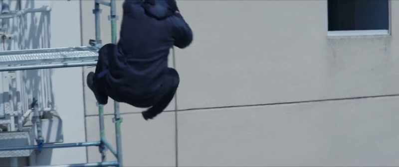 There he is. Balcony side