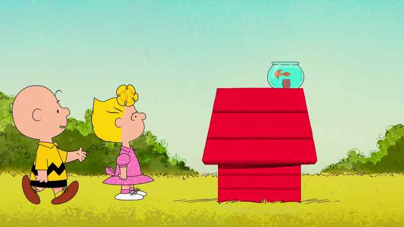 There he is! He's just visiting Snoopy