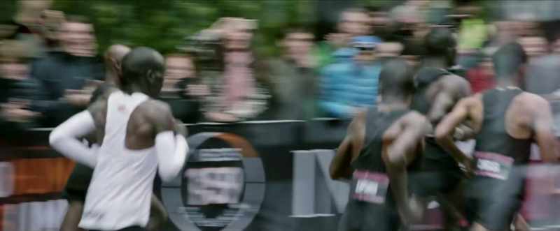 There he is, itching to go, Bernard Lagat