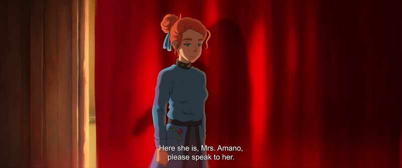 There she is! Please talk to her, Mrs. Amano