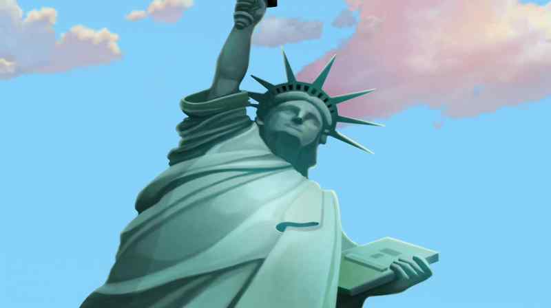 There she is, the Statue of Liberty