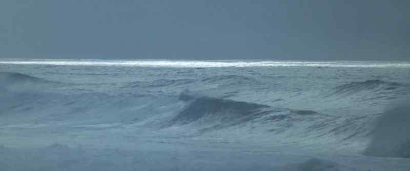 There were light off-shore breezes