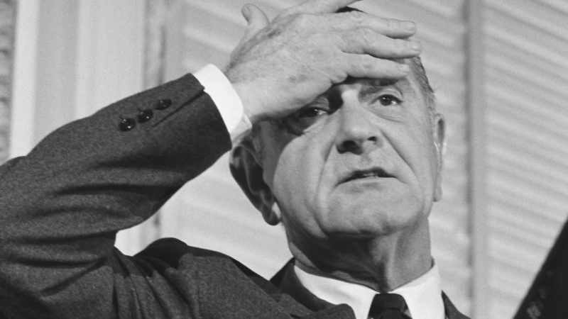 There was Lyndon Johnson running around on the floor