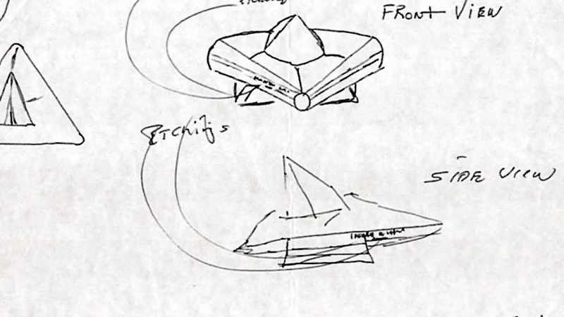 There was markings on the craft, which were very unusual