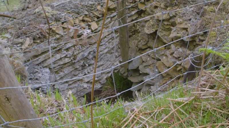 There was metal work here