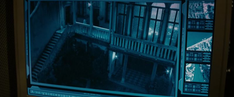 There is movement in the courtyard