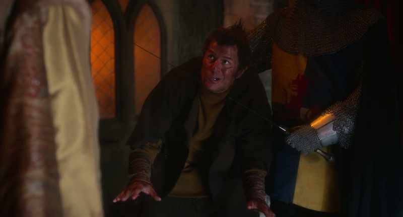 There was no dagger in the confessional. I didn't have anything to kill him with
