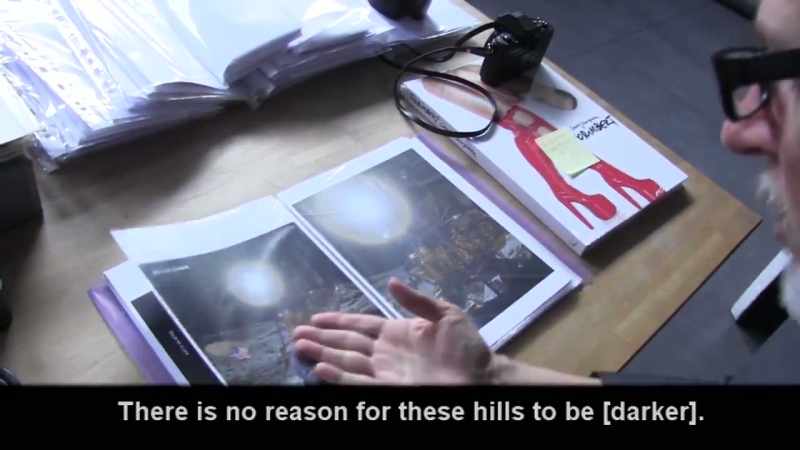 There is no reason for the hills to be dark