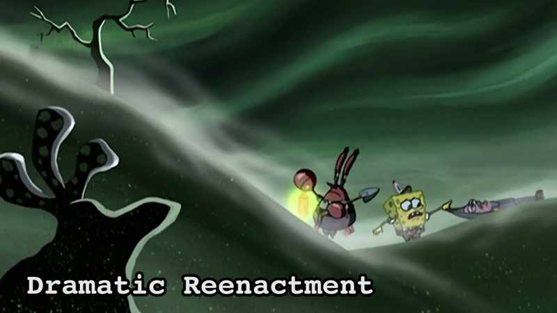 There were no witnesses when Krabs and SquarePants
