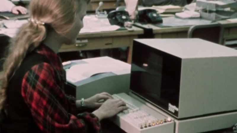 There was one computer for the sheriff's office, which was in the basement