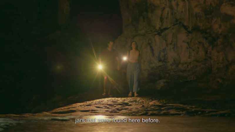 There were some jars discovered here that are from