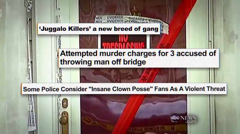 There were some problems between Juggalos