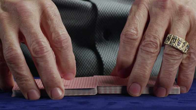 There was somethin' tactile about cards