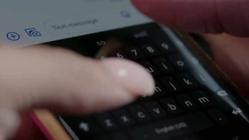There was text messages from Alyssiah's phone