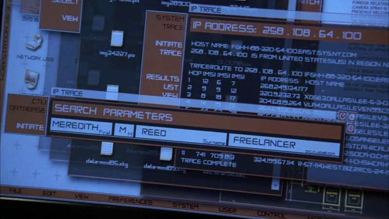 There. The computer's owner is listed as Meredith Michelle Reed