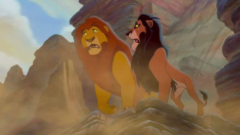 There! There on that tree! Hold on, Simba! Dad!
