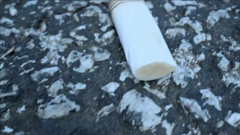 There was three cigarettes