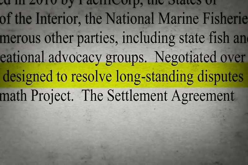 There was this opportunity to pursue dam removal