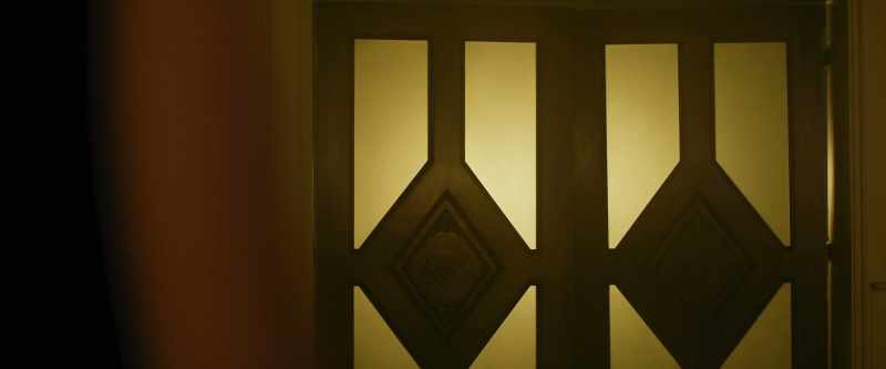 There was this orange room with a safe