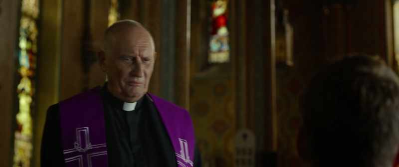 There was this parish priest in a church