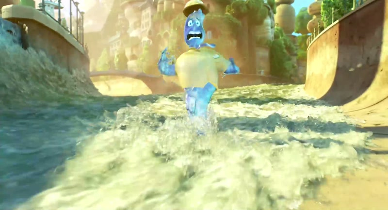 There was this whoosh of water