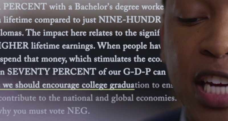 Therefore, we should encourage college graduation
