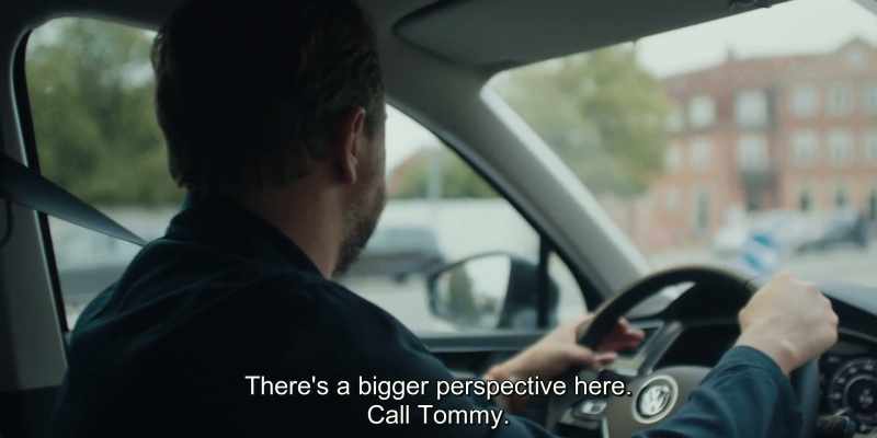 There's a bigger perspective here. Call Tommy
