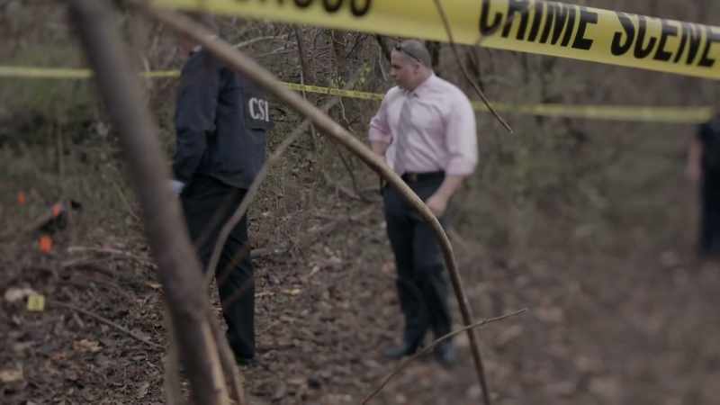 There's a dirty, white bag that appears to be