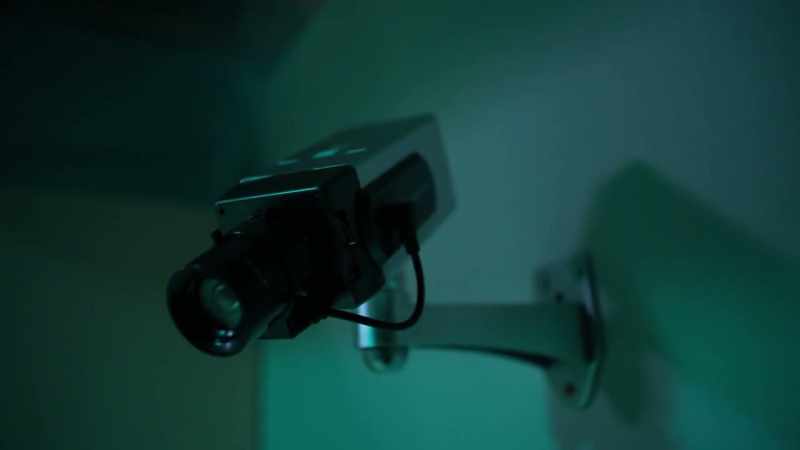 There's a light sensor, a further security camera