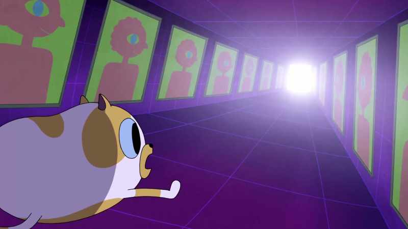 There's a light up ahead. It must be the exit!