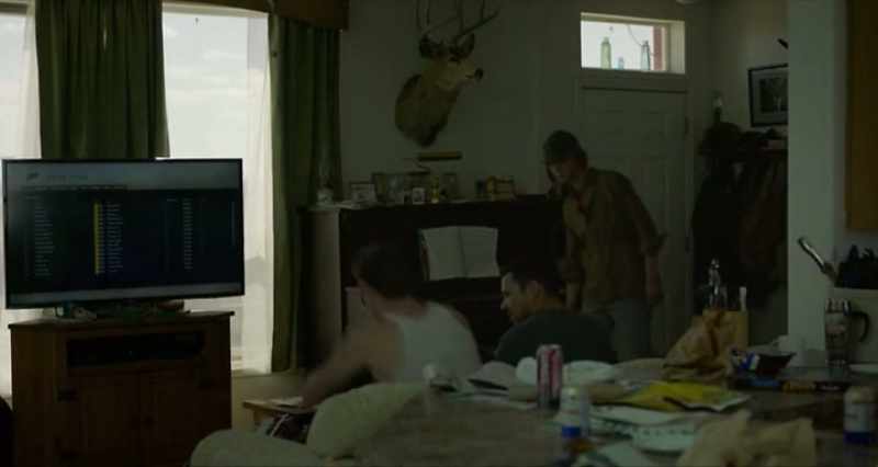 There's a phone on the microwave in there