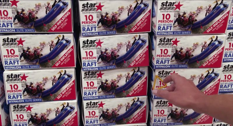 There's a raft in there?
