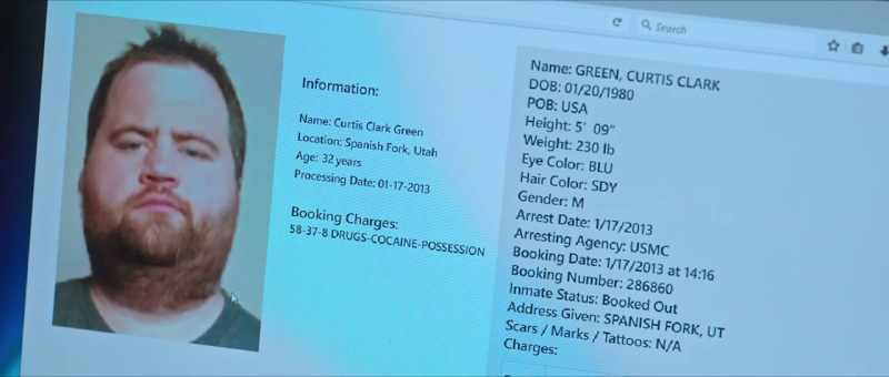 There's a report for his arrest in Spanish Fork, Utah