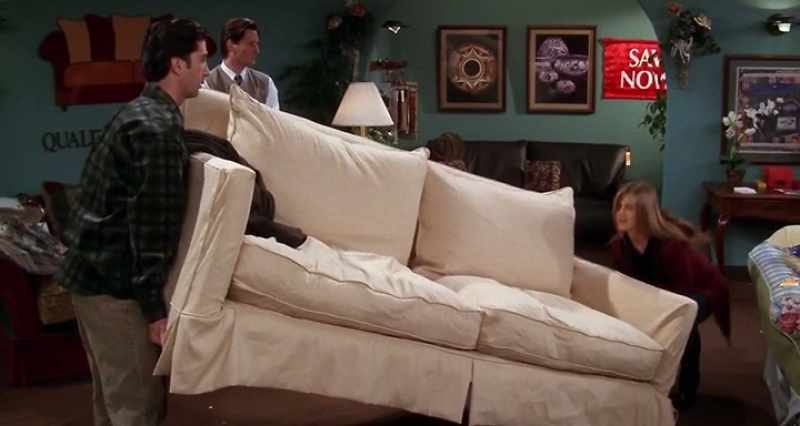 There's a scene with David Schwimmer