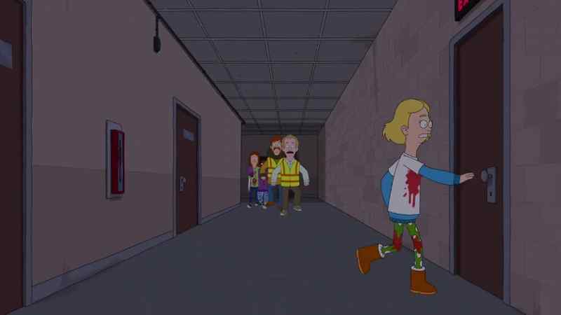 There's an employees-only exit this way. Hurry