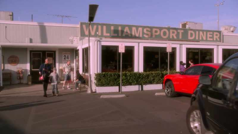 There's his car. How did I not see that? - Which one?