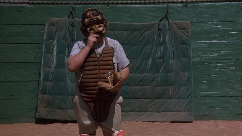 There's chocolate all over this ball