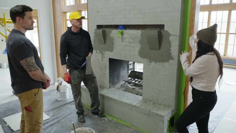 There's different finishes or textures to stucco