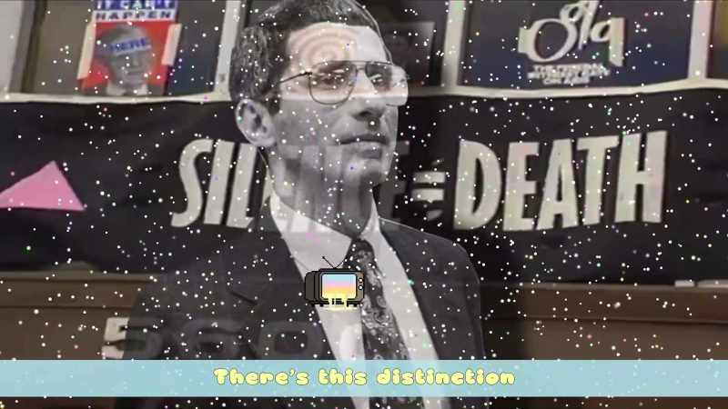 There's this distinction