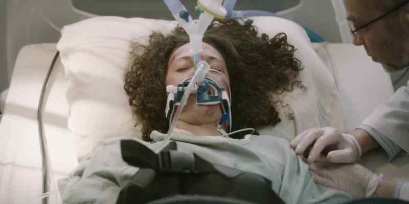 There's fluid leaking into the ventilated lung