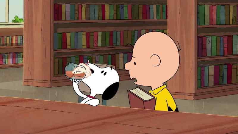 There's no drinking in the library either