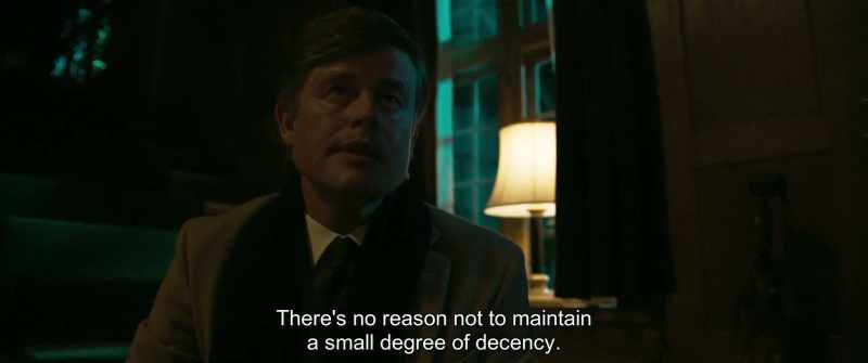 There's no reason not to maintain a small degree of decency
