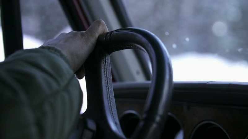 There's not any fresh snow to push